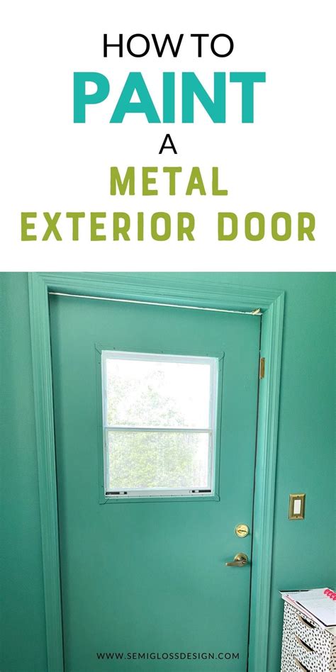 prepare metal house door for painting|exterior paint for metal doors.